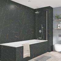 Wetwall Marbre Celeste Elite Collection 2 Sided Shower Panel Kit - 1200 x 900mm
