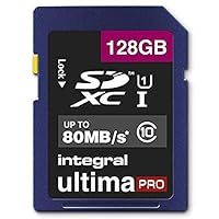 Integral INSDX128G10-80U1 UltimaPro 128 GB Class 10 SDXC Memory Card