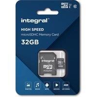 INTEGRAL U1 Class 10 microSD Memory Card SD Adapter Included - 32 GB - Currys