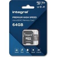 INTEGRAL V30 Class 10 microSD Memory Card - 64 GB Nextbase Dashcam 4K 50mb/s