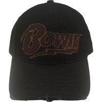 David Bowie Flash Logo Cap Black