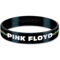 Pink Floyd Wristband Dark Side of the Moon Album Logo Official New Black Rubber
