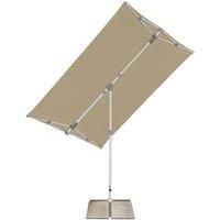 Glatz Flex Roof 2.1m x 1.5m Rectangle Class 1 Parasol (base not included) - Off Grey 053