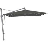 Glatz Sombrano 3.5 x 3.5m Square Class 2 Parasol (base not included) - Stone Grey, Grey
