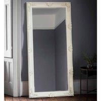 Lewis Extra Large Rectangle Leaner Mirror - Cream