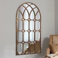 Falmouth Large Arched Wall Mirror - Bronze