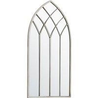 Baptiste Arched Mirror, 95 x 50cm, White