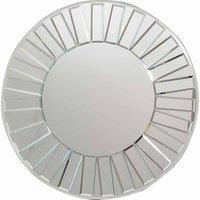 Cleckheaton 61cm Medium Round Wall Mirror - Silver