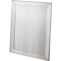 Olive Large Rectangle Wall Mirror  Champagne