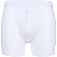 1 Pack White Button Fly Cotton Fitted Boxer Shorts Men's Small - Pringle