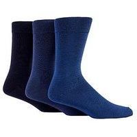 Glenmuir Glen Muir 3Pk Classic Plain Bamboo Crew Socks
