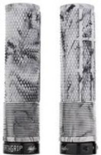 DMR Brendog Death Grip Flangeless MTB Grips, Snow Camo