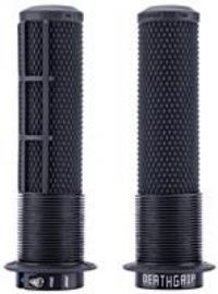 DMR Deathgrip 2 Flanged Handlebar Grips (Black, Thin)