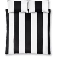 Paloma Home Monochrome Stripe Modern Striped Patterned Duvet Set