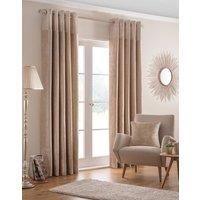 NOVA CHAMPAGNE 1WX54 EYELET CURTAINS