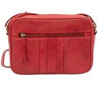 PRIMEHIDE Arizona Leather Shoulder Bag - Red