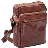 'GL10' Leather Double Zip Flight Bag