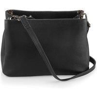 'Washed Cancun' Leather Triple Compartment Handbag