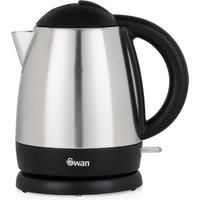 Swan 1 Litre Stainless Steel Compact Cordless Kettle SK31020N