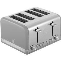 Swan 4 Slice Retro Toaster (Grey)