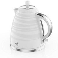Swan Symphony 1.7 Litre Jug Kettle With Rapid Boil, 3000 Watts White SK31050WN