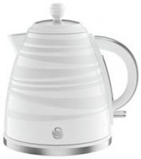 Swan Symphony 1.7 Litre Jug Kettle With Rapid Boil, 3000 Watts White SK31050WN