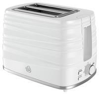 Swan 2-Slice Toaster Polished - White ST31050WN - New but damaged box