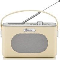 Swan Retro Dab Bluetooth Radio - Cream