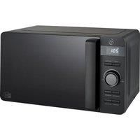 800W Retro LED Digital Microwave - Retro Grey