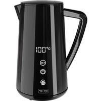 Swan Alexa Smart Kettle, Amazon Exclusive, LED Touch Display, Keep Warm Function, Stainless Steel Insulated Wall, 1800W, Black, SK14650BLKN
