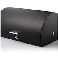 SWAN SWKA18535BLK Serenity Bread Bin with Ventilation, 14L, Black