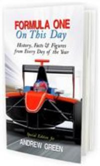 Personalised Message Formula 1 On This Day Book