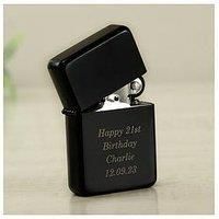 Personalised Black Lighter