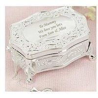 The Personalised Memento Company Personalised Antique Trinket Box
