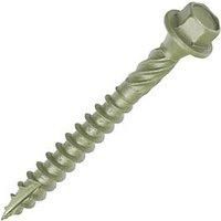 TIMco 60IN Index Hex Head Timber Screw 6.7 x 60 - Organic Green (Box of 50)