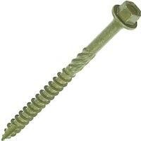 TIMCO Timber Screws Hex Flange Head Exterior Green - 6.7 x 87