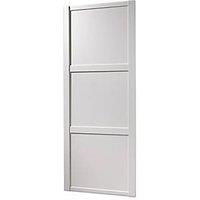 Shaker White Sliding Wardrobe Door (H)2220mm (W)610mm