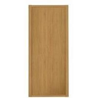 Shaker Natural oak effect Sliding Wardrobe Door (H)2220mm (W)610mm