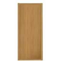 Shaker Natural oak effect Sliding Wardrobe Door (H)2220mm (W)762mm