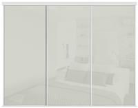 Classic Arctic white 3 door Sliding Wardrobe Door kit (H)2260mm (W)2216mm