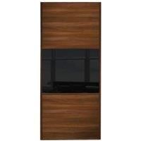 Spacepro Linear Wood Effect Frame Wideline/Fineline Sliding Wardrobe Door - Made to Measure 550-900mm