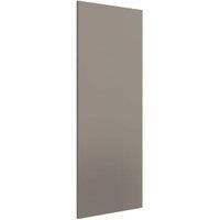 Spacepro Stone Grey End Panel with Fixing Blocks.