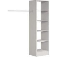 Spacepro Wardrobe Storage Kit Tower Unit Cashmere  600mm