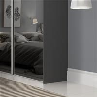 Spacepro End Panel Diamond 2800 x 620 x 18mm in Grey MFC