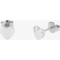 Ted Baker Harly Tiny Heart Stud Earrings in Silver