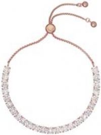 Ted Baker Melrah Icon Crystal Slider Bracelet (Rose Gold Tone/Crystal)