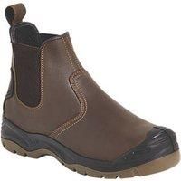 Apache AP715SM Safety Dealer Work Boots Brown (Sizes 5-13)