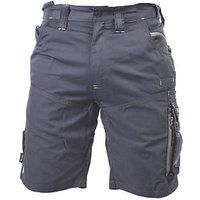 Apache Premium ATS Reinforced Steel Grey Cargo Shorts 32" Waist - Stretch Waist