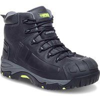 Apache Mercury Mens S3 black waterproof composite toe/midsole work safety boot