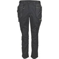 Apache Sudbury black cargo multi pocket stretch slim fit work trousers